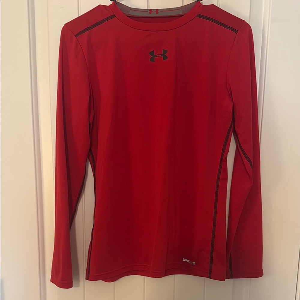 Under Armour Red Long Sleeve Shirt